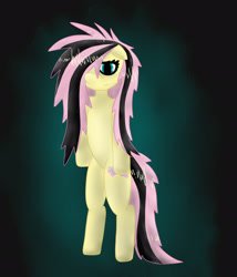 Size: 2160x2520 | Tagged: safe, artist:sharkiity, fluttershy, pegasus, pony, emoshy, female, mare, solo