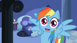 Size: 1280x721 | Tagged: safe, artist:i-shooped-a-pwny, derpibooru import, rainbow dash, pegasus, pony, clean, meme, overly attached girlfriend, overly attached pegasus