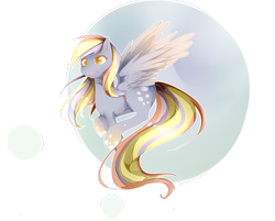 Size: 2440x1957 | Tagged: safe, artist:tsuukiusa, derpy hooves, pegasus, pony, female, mare, rainbow power, rainbow power-ified, simple background, smiling, solo, transparent background