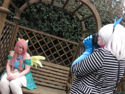 Size: 3648x2736 | Tagged: safe, artist:darkerlink, fluttershy, photo finish, human, cosplay, irl, irl human, photo