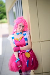 Size: 1367x2048 | Tagged: safe, artist:tweetnbirdy, pinkie pie, human, cosplay, irl, irl human, photo, solo