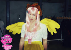 Size: 1024x714 | Tagged: safe, artist:mylittlepearl, fluttershy, human, cosplay, irl, irl human, photo, solo