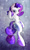 Size: 481x800 | Tagged: safe, artist:dfectivedvice, artist:firebird145, rarity, pony, unicorn, belly button, bipedal, solo