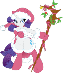 Size: 4000x4630 | Tagged: safe, artist:ambassad0r, artist:dfectivedvice, rarity, anthro, absurd resolution, belly button, clothes, gloves, hat, simple background, solo, transparent background, vector, wide hips