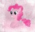 Size: 1301x1190 | Tagged: safe, artist:miaowwww, pinkie pie, earth pony, pony, female, mare, pink coat, pink mane, sitting, solo