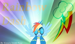 Size: 1199x700 | Tagged: safe, artist:brunoprower500, derpibooru import, rainbow dash, pegasus, pony, outfit, wallpaper, wonderbolts