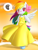 Size: 750x1000 | Tagged: safe, artist:hashioaryut, derpibooru import, rainbow dash, pegasus, pony, semi-anthro, bipedal, blushing, bow, clothes, cute, dashabetes, dress, embarrassed, female, mare, pictogram, pixiv, rainbow dash always dresses in style, solo, speech bubble, spread wings, tsunderainbow, tsundere, wings