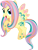 Size: 2252x3000 | Tagged: safe, artist:katequantum, fluttershy, pegasus, pony, rainbow power, rainbow power-ified, simple background, solo, transparent background, vector