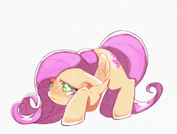 Size: 548x416 | Tagged: safe, artist:muraki, fluttershy, pegasus, pony, female, mare, pixiv, solo