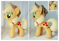 Size: 1906x1339 | Tagged: safe, artist:sewyouplushiethings, applejack, irl, photo, plushie