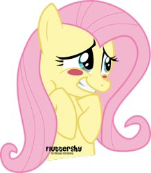 Size: 835x957 | Tagged: safe, artist:oobrushstrokeoo, fluttershy, pegasus, pony, blushing, female, mare, solo