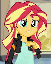 Size: 200x250 | Tagged: safe, edit, screencap, sunset shimmer, comic:a new change, equestria girls, friendship games, pregnant, pregnant edit, solo, teen pregnancy