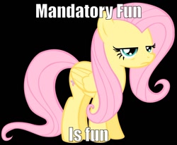 Size: 1002x825 | Tagged: safe, fluttershy, pegasus, pony, exploitable meme, image macro, meme, solo