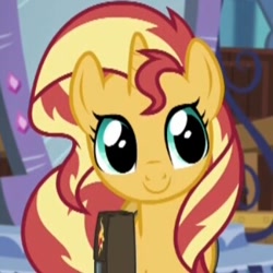 Size: 374x374 | Tagged: safe, screencap, sunset shimmer, pony, unicorn, equestria girls, mirror magic, spoiler:eqg specials, cute, female, mare, shimmerbetes, solo