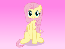 Size: 2592x1936 | Tagged: safe, artist:scorpy, fluttershy, pegasus, pony, cute, nom, pixiv, shyabetes, solo