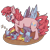 Size: 1920x1920 | Tagged: safe, artist:ebonytails, derpibooru import, pinkie pie, rainbow dash, earth pony, pegasus, pony, duo, face doodle, female, frog (hoof), heart, heart eyes, heart hoof, mare, marker, prank, simple background, sleeping, transparent background, underhoof, wingding eyes, zzz