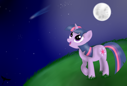 Size: 3080x2080 | Tagged: safe, artist:cute-cat525, derpibooru import, twilight sparkle, night, solo