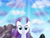 Size: 1000x750 | Tagged: safe, artist:anna-krylova, rarity, pony, unicorn, female, horn, magic, mare, purple mane, solo, white coat