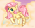 Size: 1280x1044 | Tagged: safe, artist:tesuai, fluttershy, pegasus, pony, female, mare, pink mane, solo, yellow coat