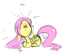 Size: 938x783 | Tagged: safe, artist:pegacornss, fluttershy, pegasus, pony, crying, female, mare, solo