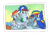 Size: 1665x1155 | Tagged: safe, artist:frankilew, derpibooru import, rainbow dash, soarin', oc, oc:cloud puff, oc:sunrise brisk, oc:white whirl, pegasus, pony, family, female, male, offspring, parent:rainbow dash, parent:soarin', parents:soarindash, shipping, soarindash, straight