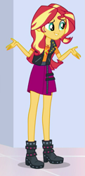 Size: 309x637 | Tagged: safe, screencap, sunset shimmer, a fine line, better together, equestria girls, cropped, solo