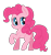 Size: 835x897 | Tagged: safe, artist:pegacornss, pinkie pie, earth pony, pony, female, mare, pink coat, pink mane, simple background, solo