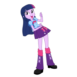 Size: 1600x1600 | Tagged: safe, derpibooru import, twilight sparkle, human, equestria girls, dancing, humanized, simple background, solo, transparent background, vector