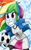 Size: 792x1296 | Tagged: safe, artist:davidsfire, artist:lunchie, derpibooru import, rainbow dash, equestria girls, rainbow rocks, credits, football, solo