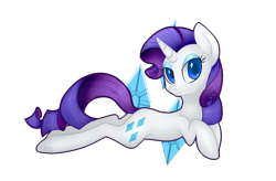 Size: 2635x1726 | Tagged: safe, artist:sannykat, rarity, pony, unicorn, female, looking at you, mare, prone, simple background, solo, transparent background