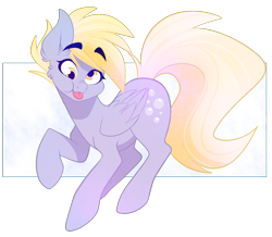 Size: 1000x870 | Tagged: safe, artist:ecoelus, derpy hooves, pegasus, pony, alternate hairstyle, female, mare, solo, tongue out