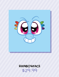 Size: 510x660 | Tagged: safe, artist:alittleofsomething, derpibooru import, rainbow dash, pegasus, pony, advertisement, cute, eyelashes, face, grin, pillow, smiling, solo