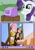 Size: 565x800 | Tagged: safe, rarity, pony, unicorn, dragon ball gt, exploitable meme, hercule, implied death, majin buu, mark, meme, mr. satan, obligatory pony, photo, sad, tv meme