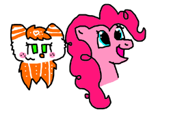 Size: 816x607 | Tagged: safe, artist:jp12553, pinkie pie, oc, earth pony, pony, non-mlp oc, orangespots