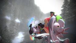 Size: 1600x900 | Tagged: safe, princess celestia, oc, oc:meem, alicorn, pony, 3d, gmod, princess molestia, team fortress 2