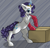 Size: 1000x950 | Tagged: safe, artist:poisindoodles, rarity, pony, unicorn, alternate hairstyle, clothes, socks, solo, tiara