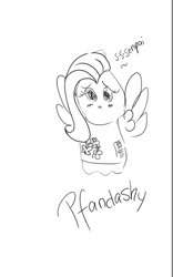 Size: 500x800 | Tagged: safe, artist:resonance, fluttershy, pegasus, pony, bottle, bs-bronies, pun, solo