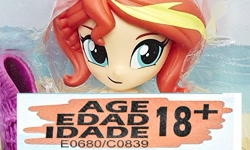 Size: 565x339 | Tagged: safe, edit, screencap, sunset shimmer, equestria girls, action pose, beach, caption, censored, doll, equestria girls minis, expand dong, exploitable meme, hair, image macro, implied nudity, meme, toy, unnecessary censorship