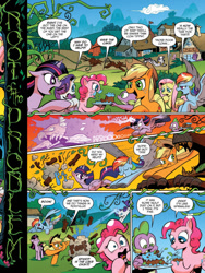 Size: 720x960 | Tagged: safe, derpibooru import, idw, applejack, fluttershy, pinkie pie, rainbow dash, rarity, twilight sparkle, twilight sparkle (alicorn), alicorn, earth pony, pegasus, pony, unicorn, spoiler:comic, spoiler:comic27, female, idw advertisement, mane six, mare