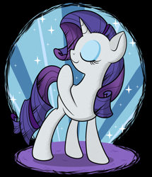 Size: 1704x1981 | Tagged: safe, artist:thebrokencog, rarity, pony, unicorn, female, horn, mare, solo, white coat