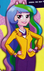 Size: 297x481 | Tagged: safe, princess celestia, principal celestia, equestria girls, merchandise, official, pinklestia, ponied up, solo