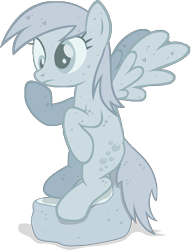 Size: 3815x5000 | Tagged: safe, artist:stinkehund, derpy hooves, pegasus, pony, .svg available, female, mare, parody, simple background, solo, statue, the thinker, transparent background, vector