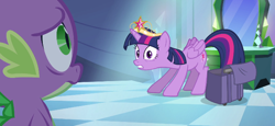 Size: 650x298 | Tagged: safe, derpibooru import, screencap, spike, twilight sparkle, equestria girls