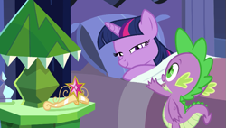 Size: 765x436 | Tagged: safe, derpibooru import, screencap, spike, twilight sparkle, equestria girls