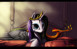 Size: 1280x820 | Tagged: dead source, safe, artist:auroriia, philomena, princess celestia, alicorn, pony, wrong eye color