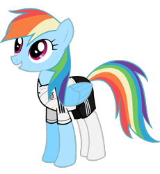 Size: 827x900 | Tagged: safe, artist:isegrim87, derpibooru import, edit, rainbow dash, pegasus, pony, clothes, football, germany, simple background, socks, solo, sports, transparent background, vector