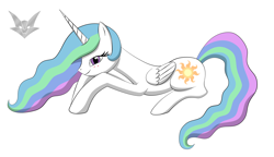 Size: 4000x2298 | Tagged: safe, artist:white mist, princess celestia, alicorn, pony, bedroom eyes, blushing, solo