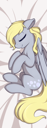 Size: 398x1067 | Tagged: safe, artist:theparagon, derpy hooves, pegasus, pony, cute, female, mare, sleeping, solo