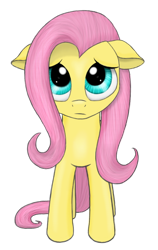 Size: 444x701 | Tagged: safe, artist:simeonleonard, fluttershy, pegasus, pony, cute, female, mare, solo