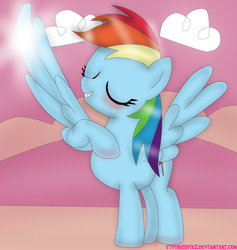 Size: 1992x2103 | Tagged: safe, artist:ytpinkiepie2, derpibooru import, rainbow dash, pegasus, pony, female, mare, simple background, solo